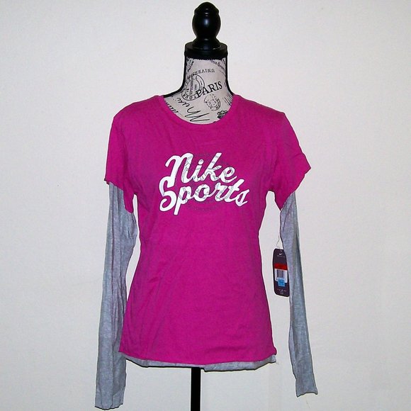 NWT Nike Sport Long Sleeve Tee - Picture 2 of 6